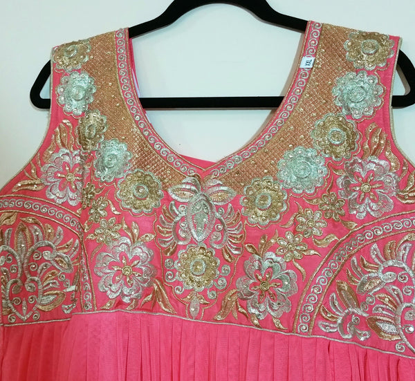 Pink / Golden Embroidary  -XXL (162)