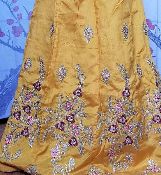 Lehanga - Red & Yellow