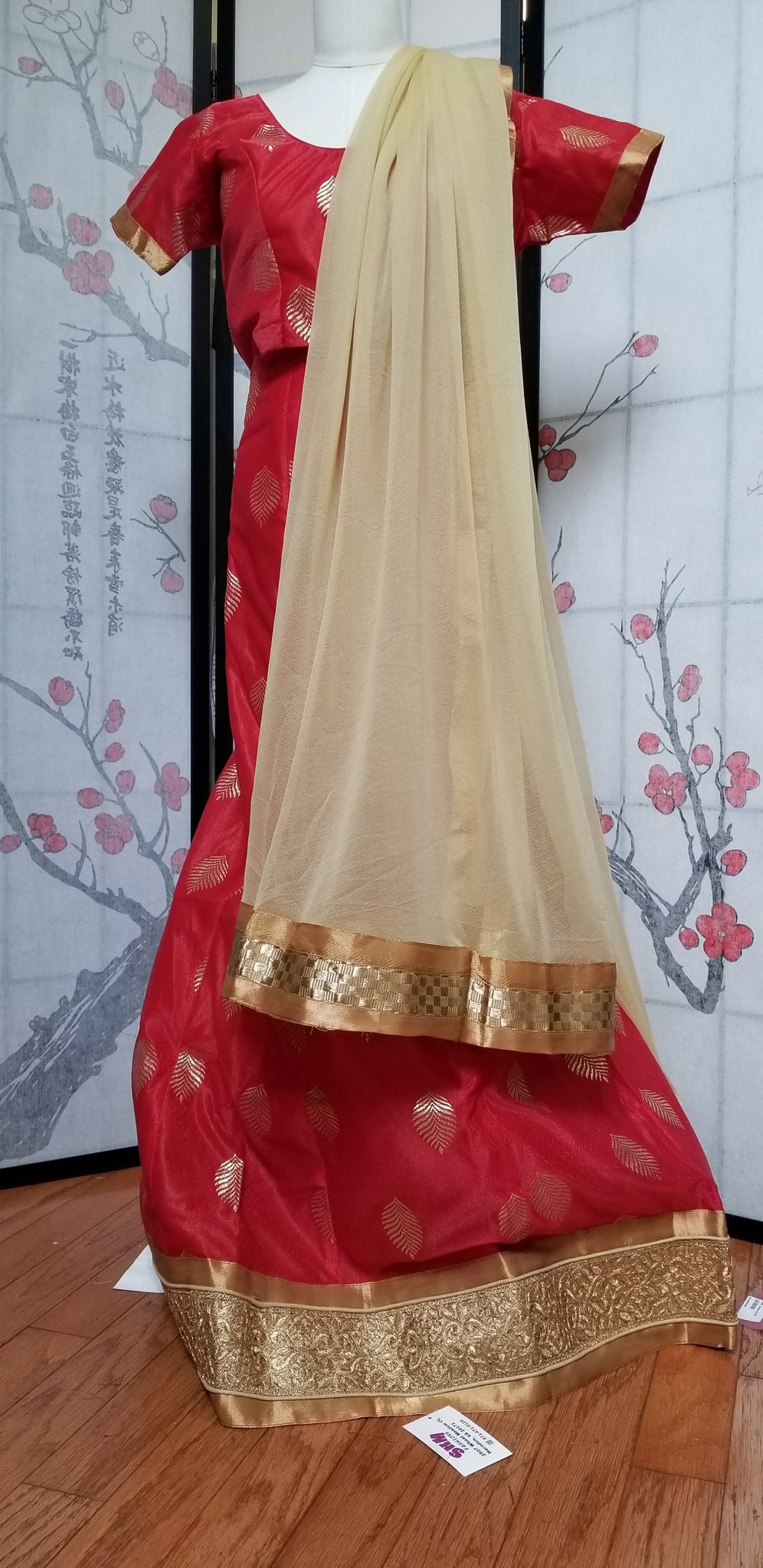 Lehanga - Red Embroidary