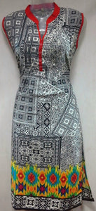 Black and Grey Designs Kurthi (505)