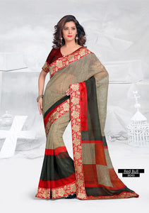 SAREE - Printed, Multi-color and Embroidary Catalog 9049