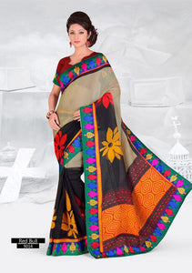 SAREE - Printed, Multi-color and Embroidary Catalog 9014