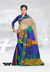 SAREE - Printed, Multi-color and Embroidary Catalog 9038