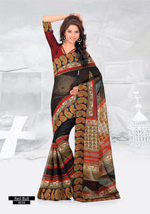 SAREE - Printed, Multi-color and Embroidary Catalog 9039